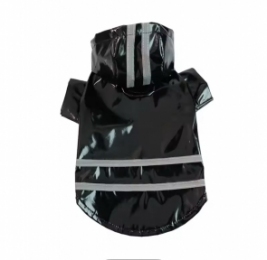 Дождевик плащ черный -  Одежда для собак -   Материал: Полиэстер  