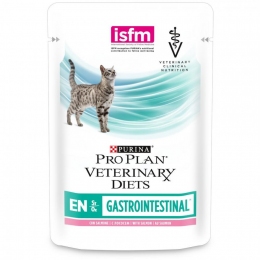 Pro Plan EN павучі для кішок лікування шлунково-кишкового тракту з лососем 85г 983359 -  Вологий корм для котів -   Інгредієнт Лосось  