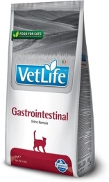 Фармін Vet Life Gastrointestinal Сухий лікувальний корм для кішок при захворюванні ШКТ 2 кг -  Сухий корм для кішок Farmina   