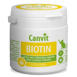 Canvit Biotin (здоровье кожи и блестящая шерсть) для котов - Витамины для котов
