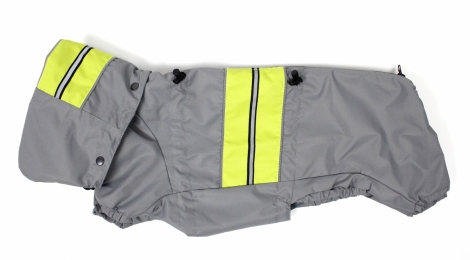 Дощовик Прайд на тонкій підкладці сіро-салатовий (хлопчик) -  Одяг для собак -   Розмір одягу XXL1  