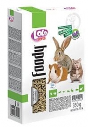 Люцерна для грызунов и кроликов гранулированная, Lolopets -  Корм для кролика - Lolo Pets     