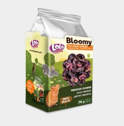 Корм LoloPets Bloomy цветок гибискуса для грызунов, 70 г - Similar products