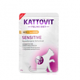 Kattovit Diet Sensitive Влажный корм для кошек паштет с курицей, 85 г - Similar products