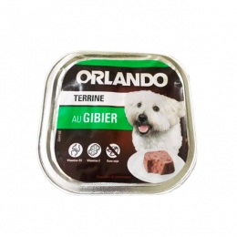 Orlando паштет для собак с дичью 300г -  Влажный корм для собак -   Ингредиент: Птица  