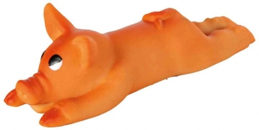 Поросенок с пищалкой латексный Trixie 13 см - Игрушки для собак