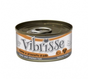 Консерва Vibrisse с тунцом и куриной ветчиной для кошек, 70 г - Similar products