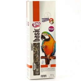 Лакомство для больших попугаев орех+кокос MAXI, Lolopets -  Лакомства для птиц -   Продукт: Крекеры  