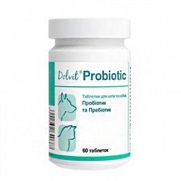 Долвит Пробиотик для собак и кошек, 60 тб -  Ветпрепараты для кошек - Dolfos     