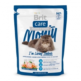 Brit Care Cat Monty I am Living Indoor сухой корм для кошек живущих в помещении -  Корм для привередливых котов Brit   