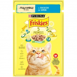 АКЦІЯ Purina Friskies вологий корм для кішок, з лососем у підливці 85 г - Similar products