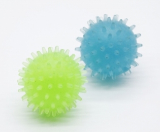 Набор мячей с шипами с запахом ванили, синий, зеленый 4 см