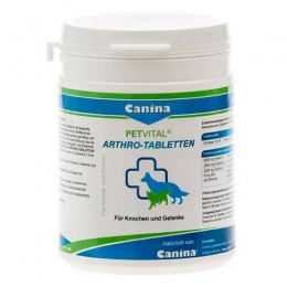 Petvital Arthro-tabletten для ликвидации воспалительных процессов в суставах и связках -  Canina витамины для собак 