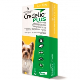Credelio Plus by Elanco - Протипаразитарні жувальні таблетки Кределіо Плюс від бліх, кліщів та гельмінтів для собак -  Глистогінні для собак -    