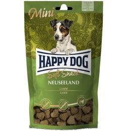 Лакомство Happy Dog SoftSnack Mini Neuseeland с ягненком мягкие закуски для собак мелких пород 100 г -  Лакомства для собак -   Ингредиент: Ягненок  
