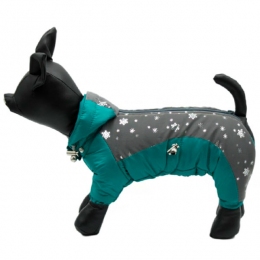 Комбінезон Кришталь на силіконі з хутром (хлопчик) -  Одяг для собак -   Матеріал Хутро  
