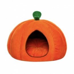 Будиночок Гарбуз плюшевий, 48х30 см -  Будиночки, лежанки для кішок Fifa     