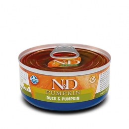 Farmina N&D Grain Free Pumpkin Duck Adult Влажный корм для кошек, беззерновой, с тыквой и уткой, 70 г - Консервы для кошек и котов