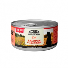 Acana Premium Вологий корм для котів з лососем та куркою  85гр - 