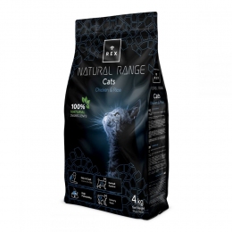 REX Natural Range Cats Chicken&Rice Сухой корм для котов с курицей и рисом - 