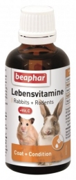 Lebens Vitamine вітаміни для гризунів 50мл Беафар 13173 -  Вітаміни для гризунів -   Для кого Всі гризуни  