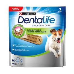 Лакомства Purina Pro Plan DentaLife Small Палочки для здоровья зубов у собак малых пород -  Лакомства для собак -   Показания: Чистка зубов  
