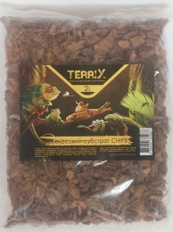 Кокосовий субстрат TerriX великі чіпси -  Наповнювач для тераріуму - Інші   