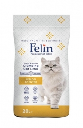 Наполнитель бентонитовый FELIN, 20л (17,2кг)  - 