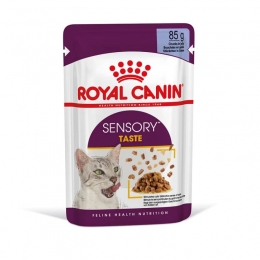 Royal Canin Sensory Taste in Gravy 85г Корм для привередливых котов в соусе -  Роял Канин консервы для кошек 