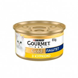 Gourmet Gold паштет для кошек с курицей, 85 г -  Влажный корм для котов -   Возраст: Взрослые  