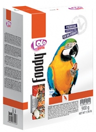 Повнораціонний корм для великих папуг, Loloрets -  Корми для птахів Lolo Pets     