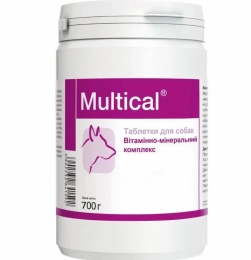 Витамины для собак Dolfos MultiCal Dog, мультивитаминный комплекс, 700 г  -  Витамины для собак Dolfos     
