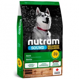 Nutram Sound Adult Lamb S9 Холистик корм для собак с ягненком и ячменем, 20 кг - Корм холистик для собак