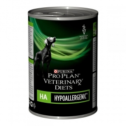 Purina Pro Plan Veterinary Diets HA Hypoallergenic (Пуріна Про План) для цуценят і дорослих собак -  консерви гіпоалергенні 400 г -  Вологий корм для собак -    
