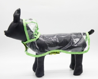 Попона-дождевик Чикаго зеленый прозрачный -  Одежда для собак -   Для кого: Девочка  