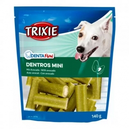 Denta Fun Dentros Mini Лакомство для собак 10шт 140г авокадо Трикси 31776 -  Палочки для собак 