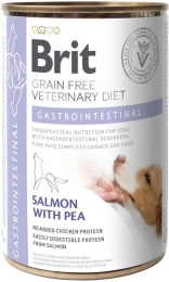 Brit VetDiets лосось та горох для желудочно-кишечного тракта влажный корм для собак 400 г - 