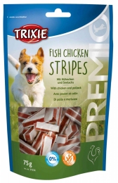 Лакомство для собак Premio палоски с курицей и лососем, Trixie 31534 -  Снеки для собак 