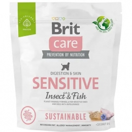 Сухий корм Brit Care Dog Sustainable Sensitive для собак із чутливою шкірою комахи та риба 1 кг. - Similar products