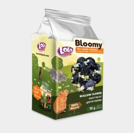 Корм LoloPets Bloomy цветок мальвы для грызунов, 15 г - Similar products