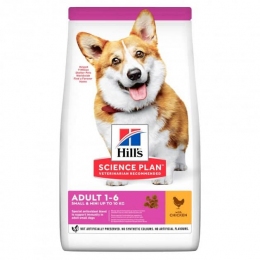 Hills (Хиллс) Adult Small Mini with Chicken - Сухой корм с курицей для собак маленьких пород -  Сухой корм для собак -   Вес упаковки: 5,01 - 9,99 кг  