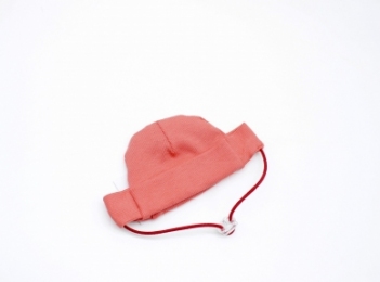 Шапка Біні трикотаж корал S -  Собаки -    