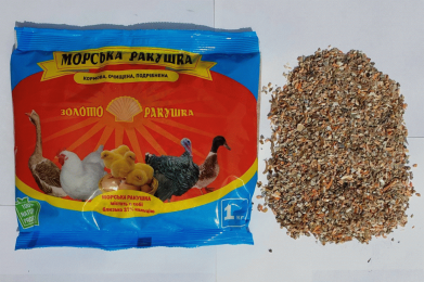 Ракушка морская очищенная 1 кг - Витамины для сельскохозяйственных животных