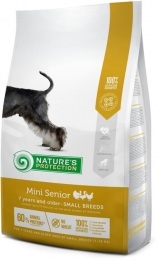 Корм Nature's Protection Mini Senior Small breeds для пожилых собак малых пород 2 кг. -  Корм для собак премиум класса - Nature's Protection   