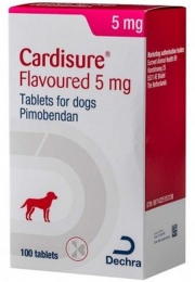 Кардішур 5мг пімобендан , Нідерланди -  Серцеві препарати для собак -    