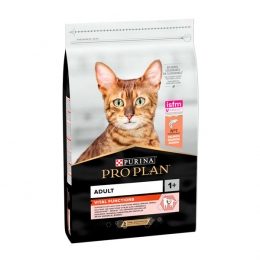 PRO PLAN Adult сухой корм для взрослых кошек с лососем и рисом -  Сухой корм для кошек -   Ингредиент: Лосось  