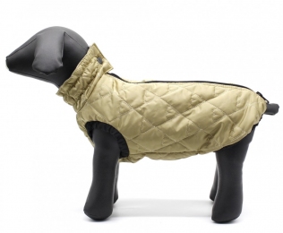 Жилет Альфа стеганая плащевка золото (девочка) -  Жилетки для собак  