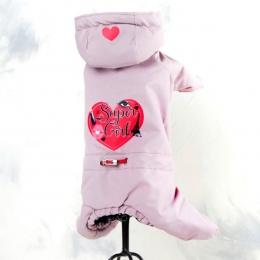 Комбінезон Надія велсофт (дівчинка) -  Одяг для собак -   Розмір одягу S3  