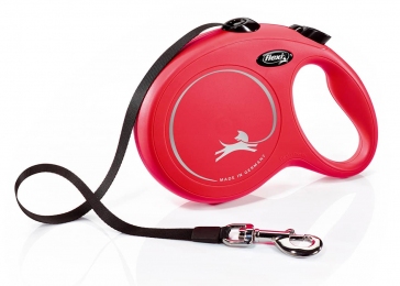 Рулетка для собак Flexi Classic New L – лента 8м на 50 кг - Рулетки для собак