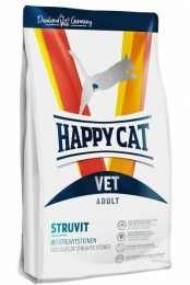 Happy Cat VET Diet Struvit сухой диетический корм для кошек с мочекаменной болезнью 1 кг -  Сухой корм для кошек -   Вес упаковки: до 1 кг  
